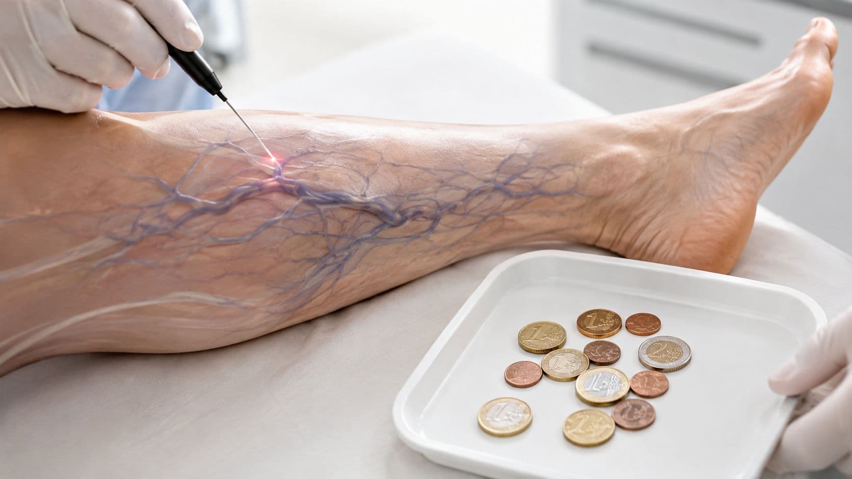Cena laserovej operácie kŕčových žíl: čo ovplyvňuje náklady